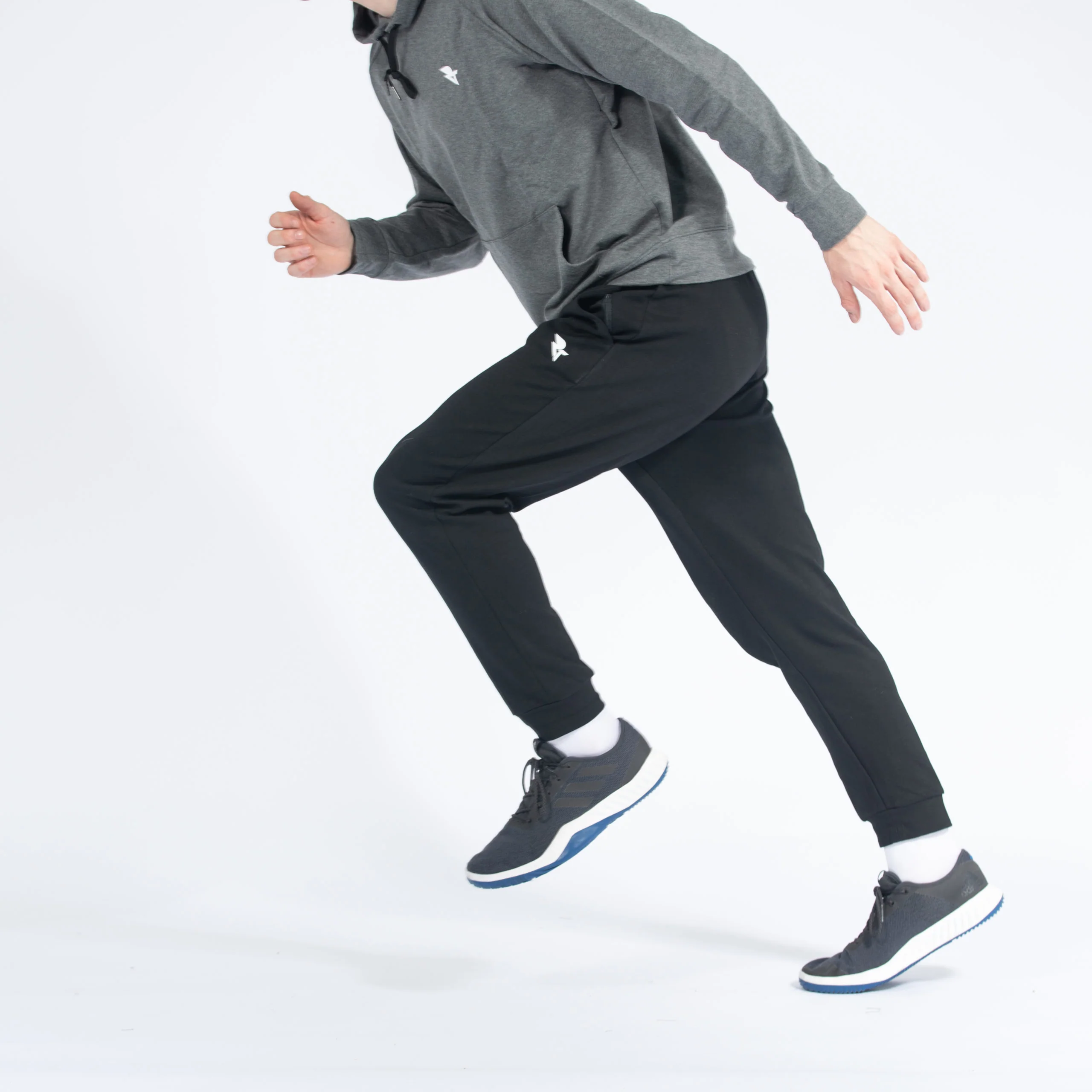 Men's Black Essential Joggers - Image 3