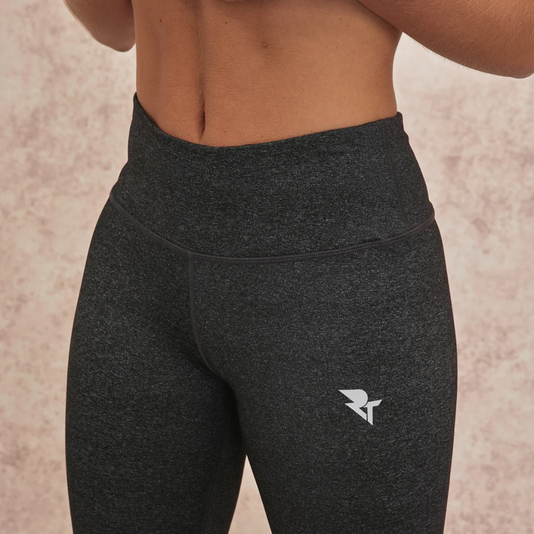 Women's 3/4 Length Grey Leggings - Image 4