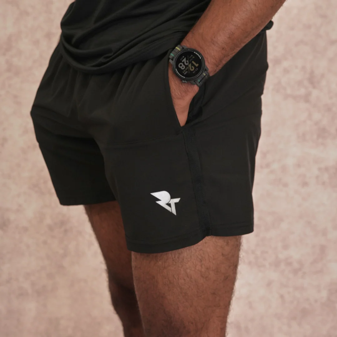 Men's Black Running Shorts - Image 3