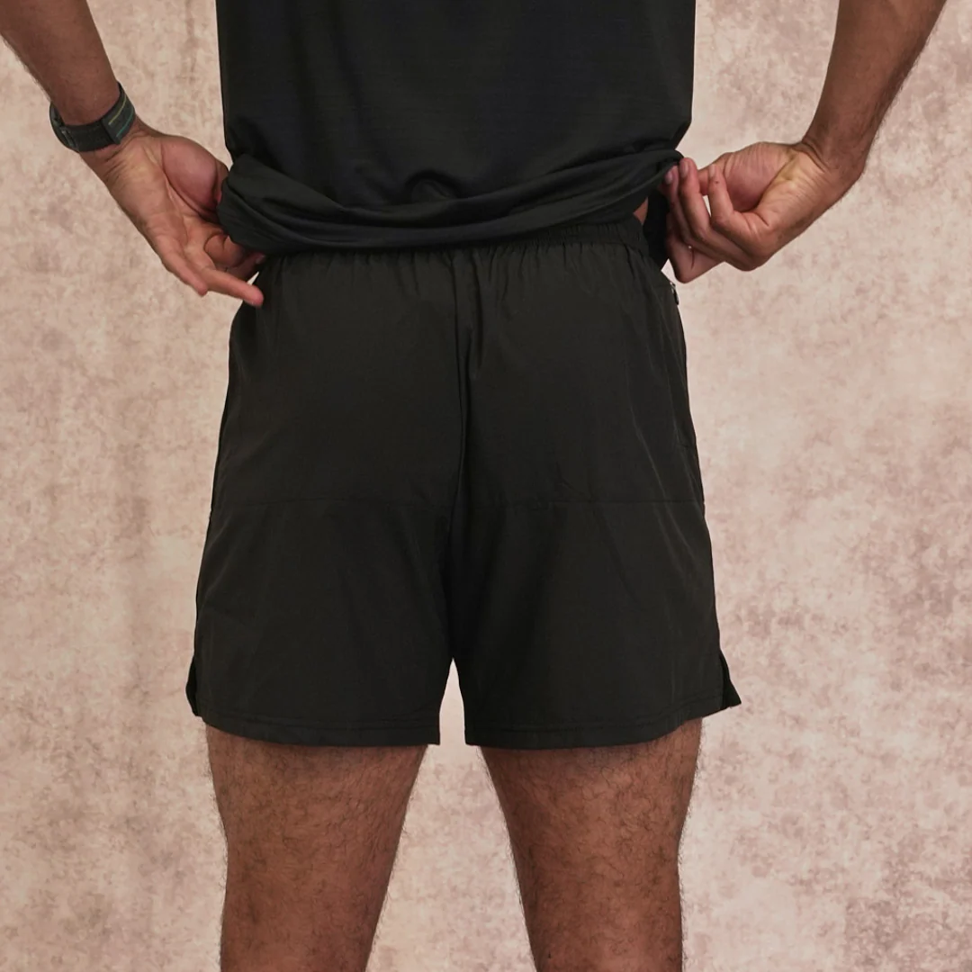 Men's Black Running Shorts - Image 4