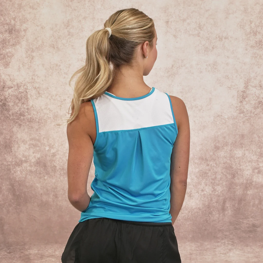 Women’s Blue HeatFlex Running Vest - Image 3
