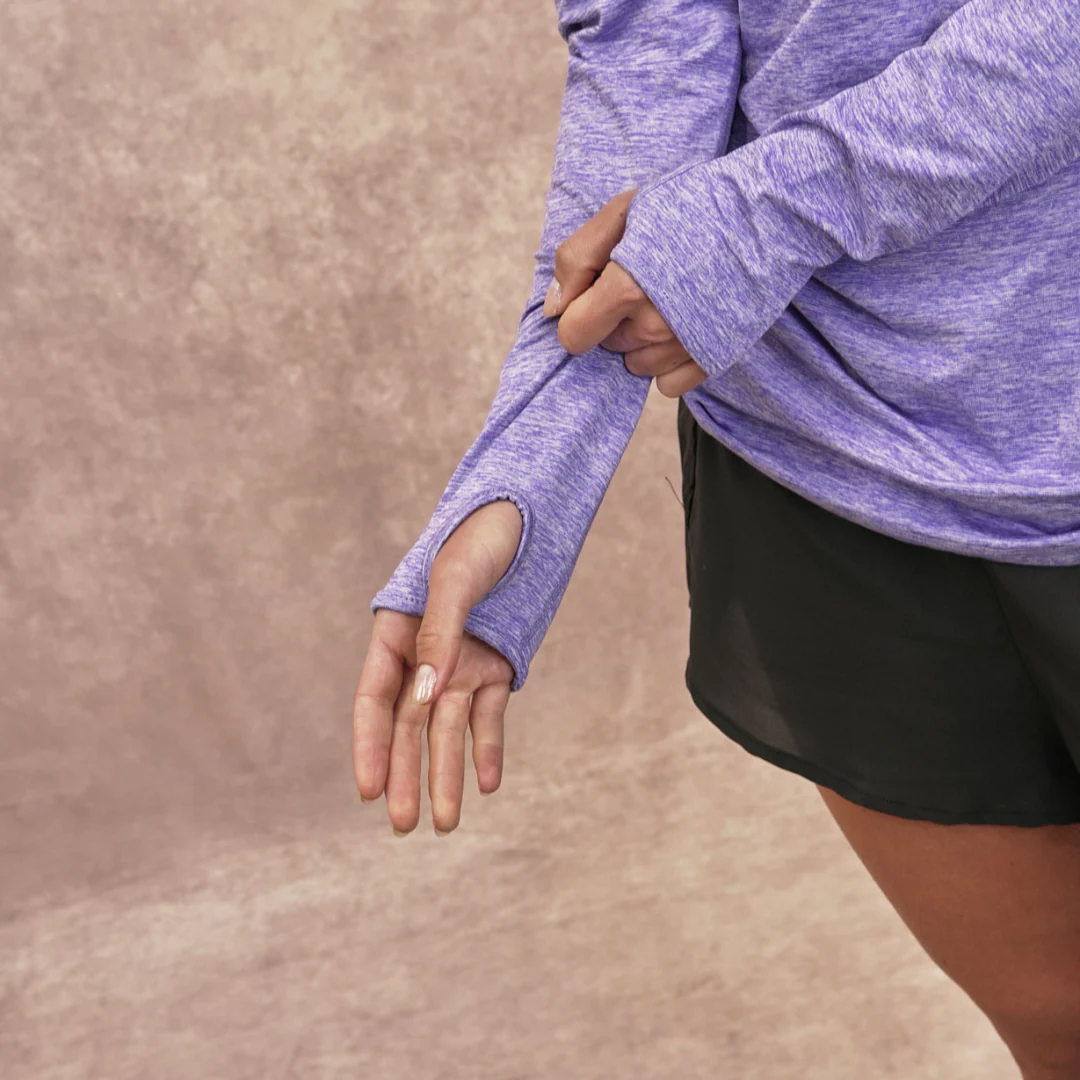 Purple Women's Training Hoodie - Fleeced - Image 4