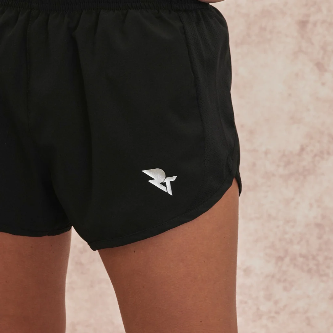Women's Black Training Shorts - Image 3